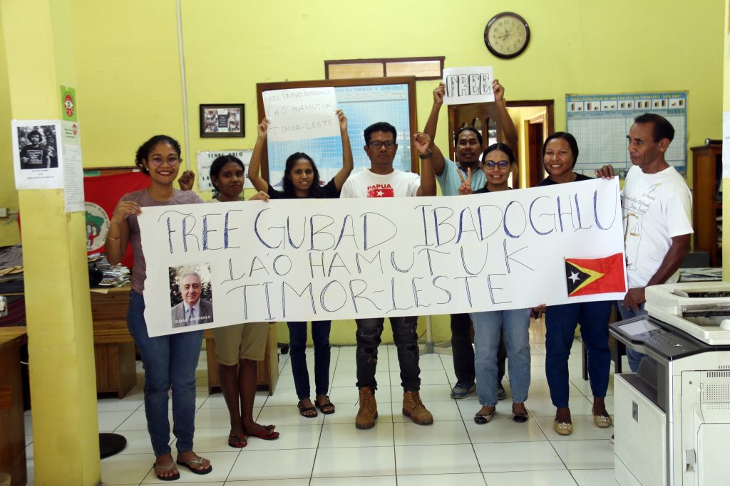 Support for Dr. Gubad Ibadoghlu in Timor-Leste
